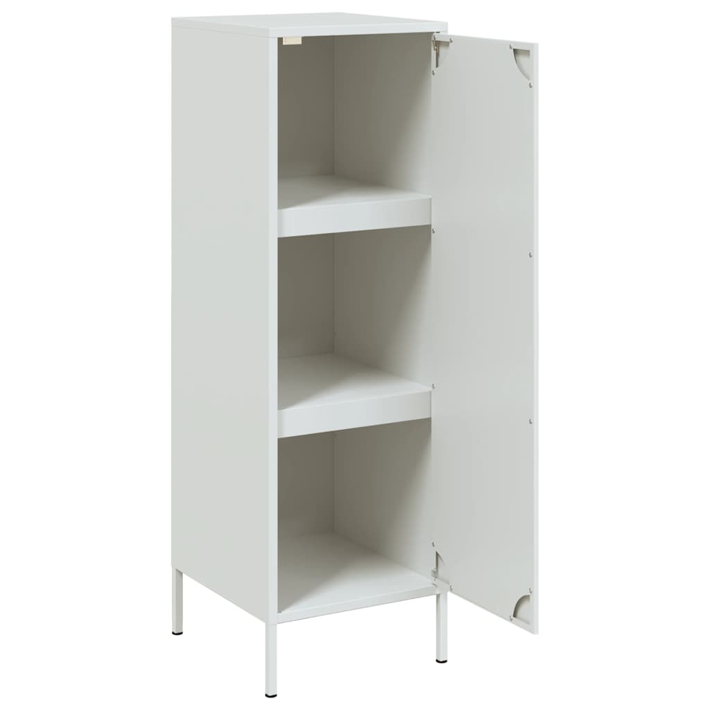 vidaXL Hoge kast 36x39x113 cm staal zwart