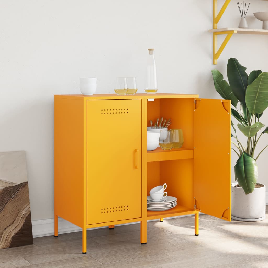 vidaXL Sideboard 36x39x79 cm steel black
