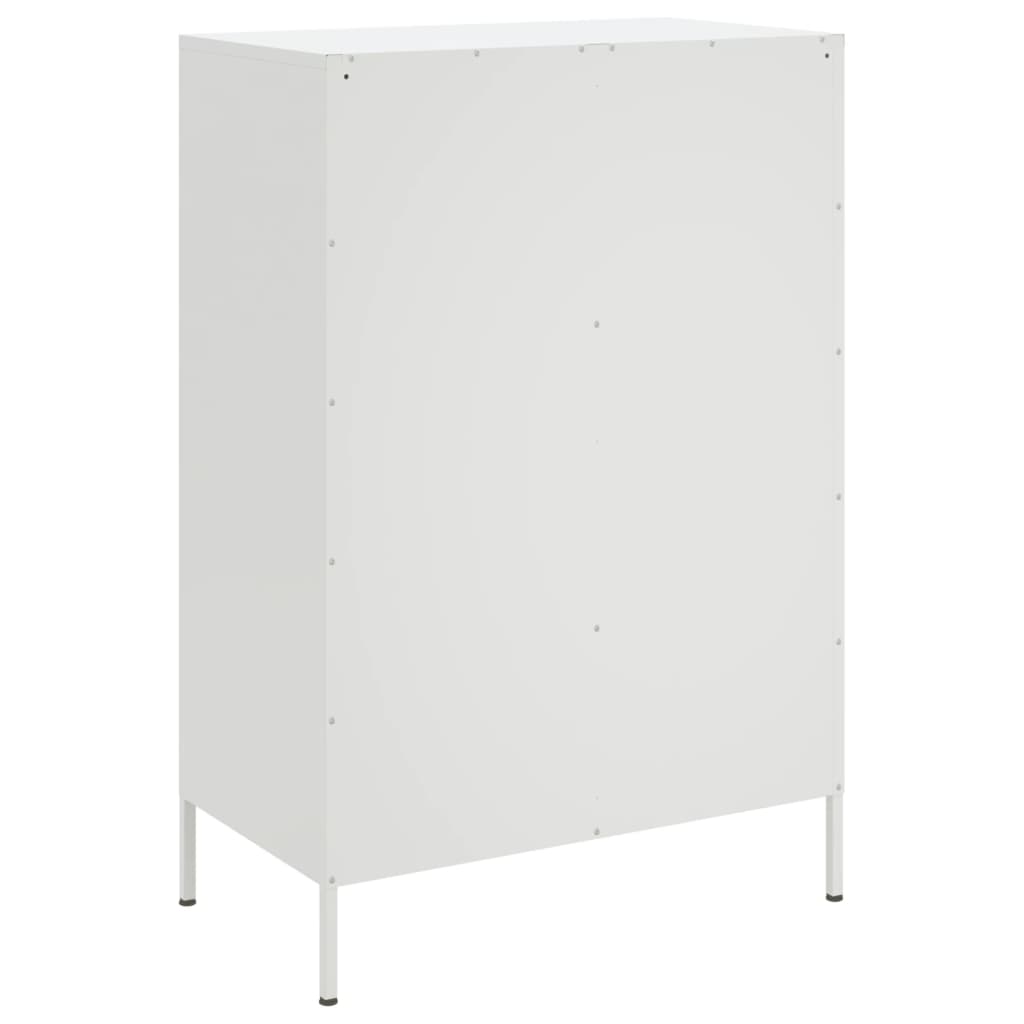 vidaXL Hoge kast 68x39x101,5 cm staal zwart