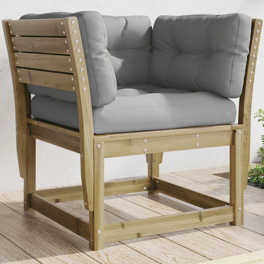 vidaXL Tuinstoel massief grenenhout