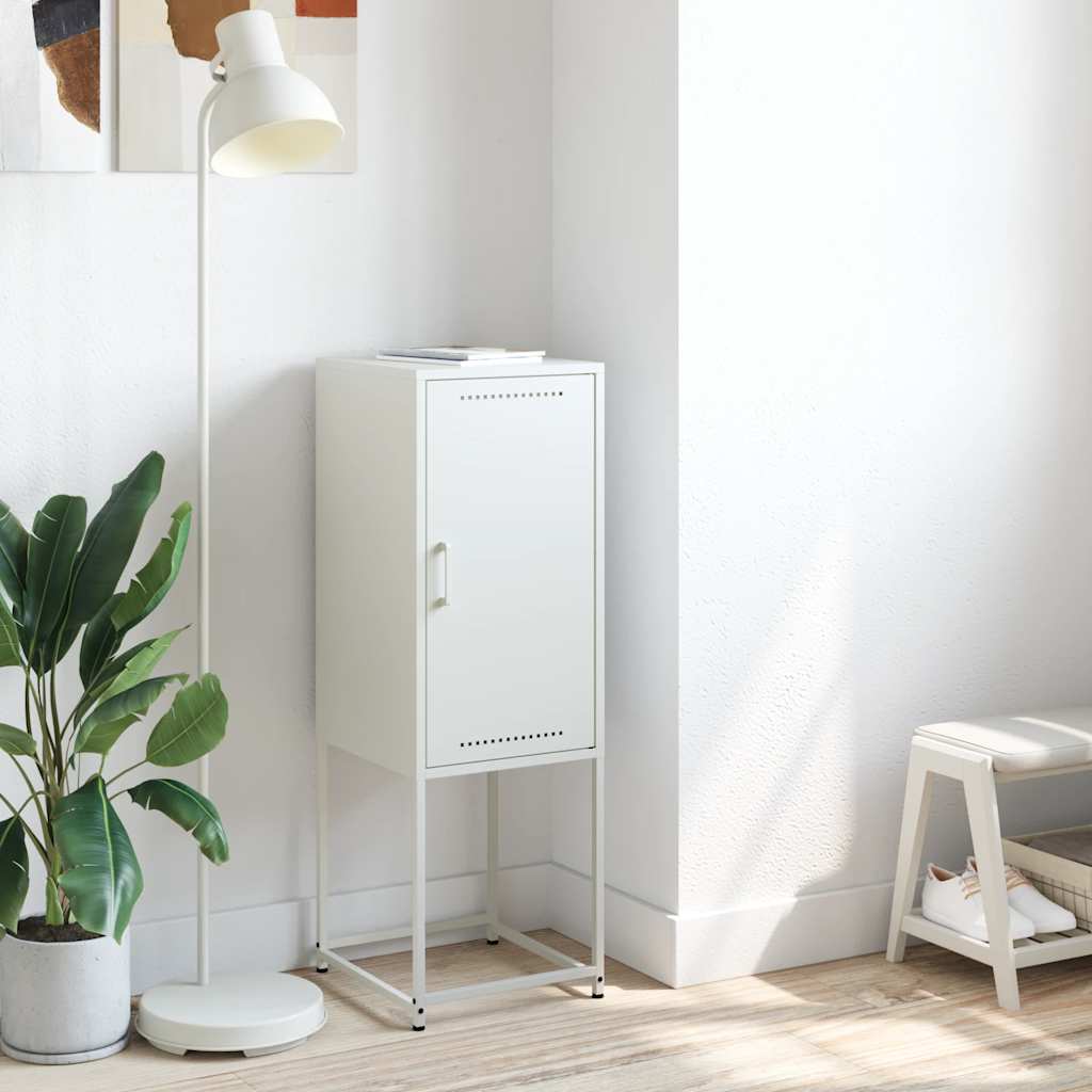 vidaXL Tall cabinet 36x39x107 cm steel black