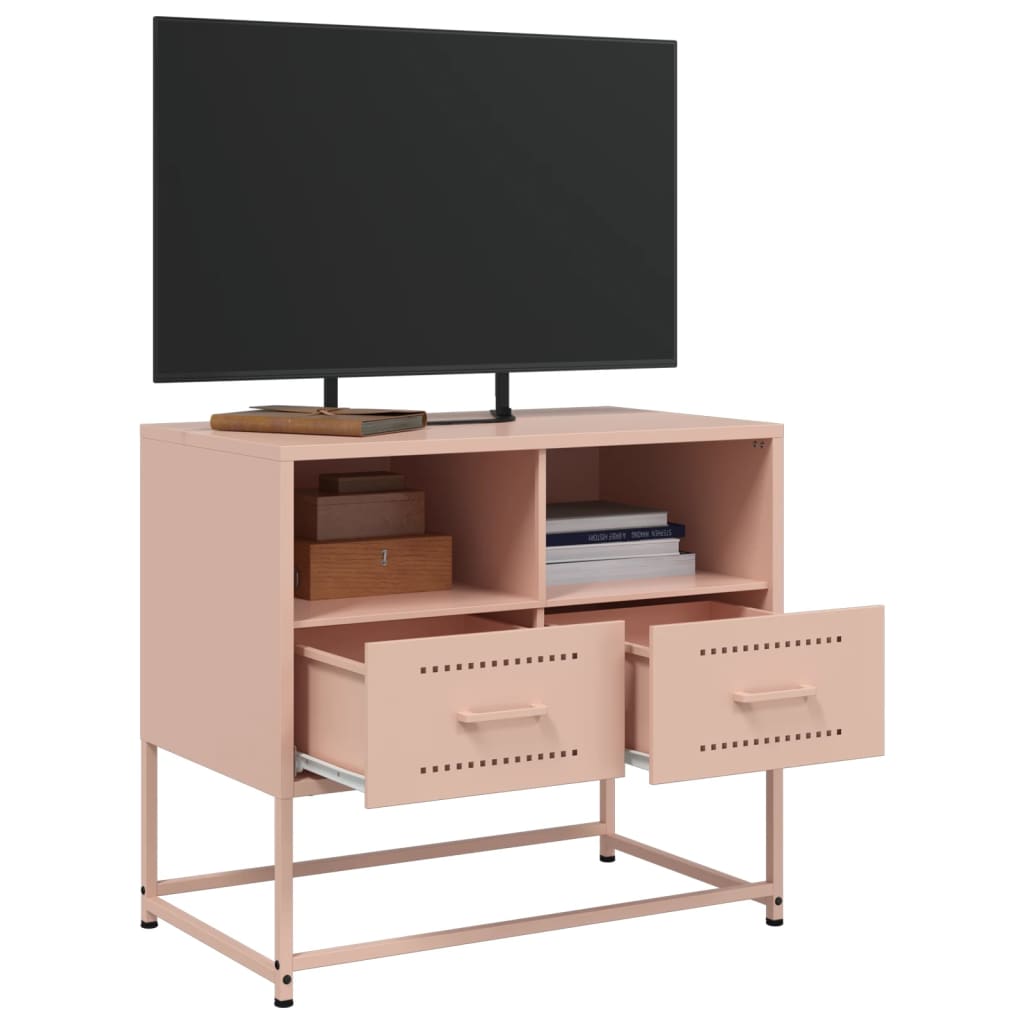 vidaXL TV cabinet 68x39x60.5 cm steel black