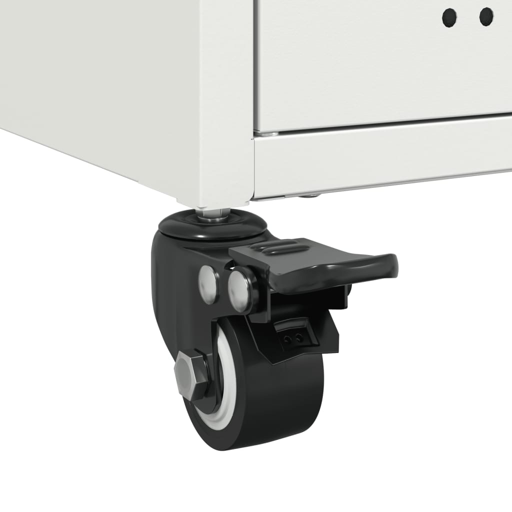 vidaXL TV Stand 68x39x43.5 cm Steel Black