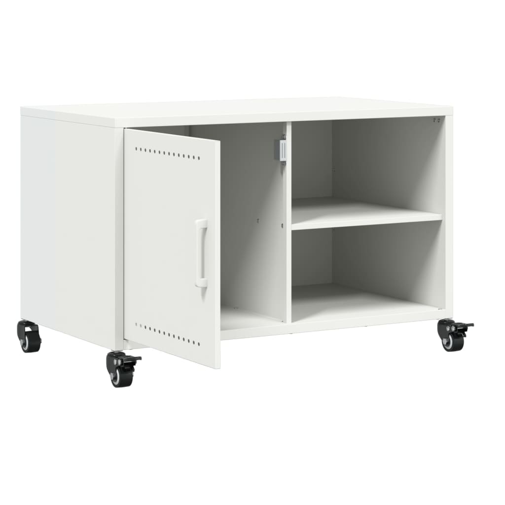 vidaXL TV Stand 68x39x43.5 cm Steel Black