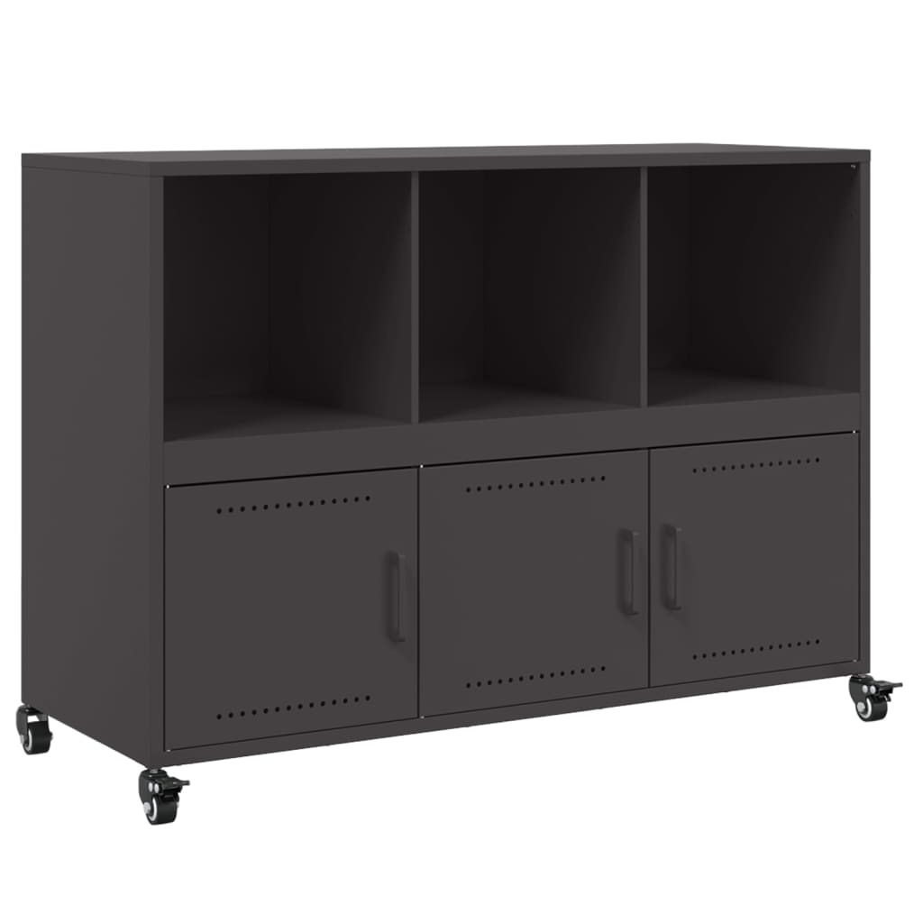 vidaXL Sideboard 100.5x39x72 cm steel black