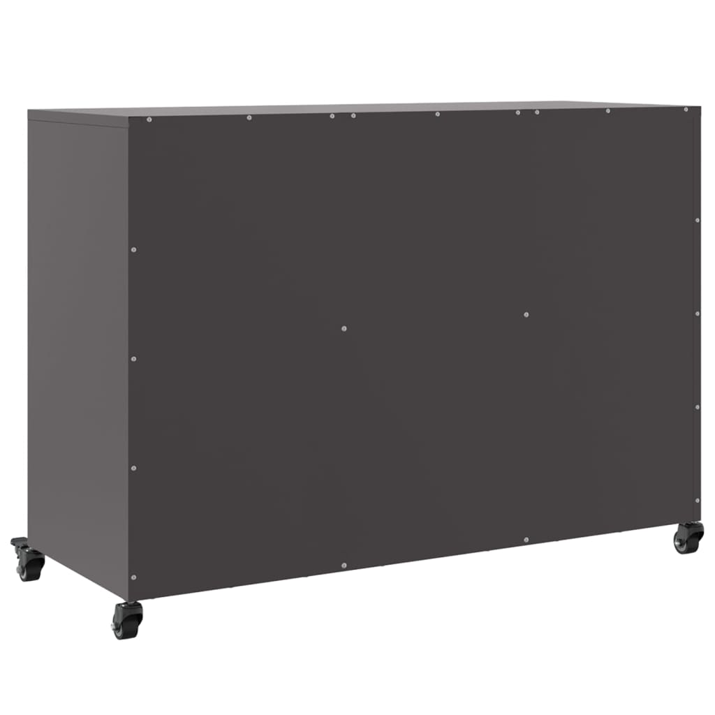 vidaXL Sideboard 100.5x39x72 cm steel black