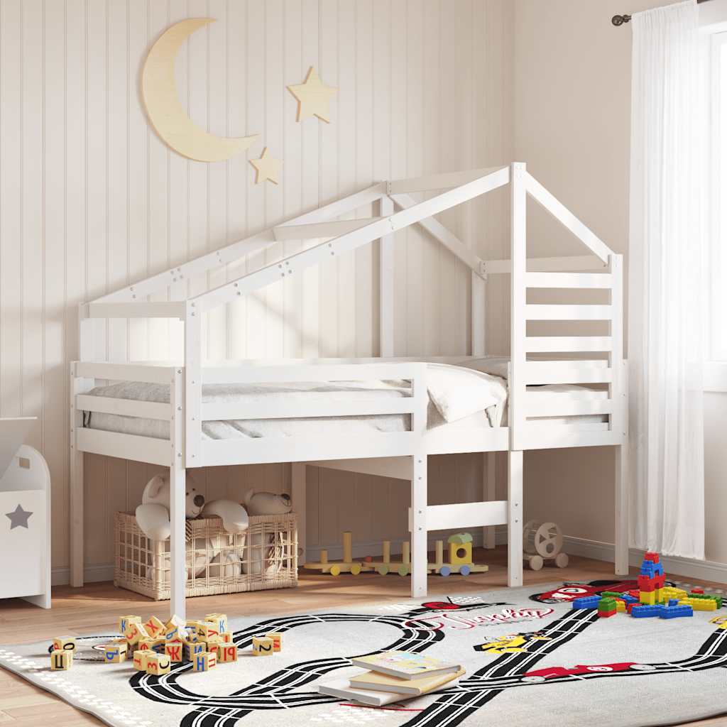 vidaXL Kinderbedhuisje 198x87x113 cm massief grenenhout