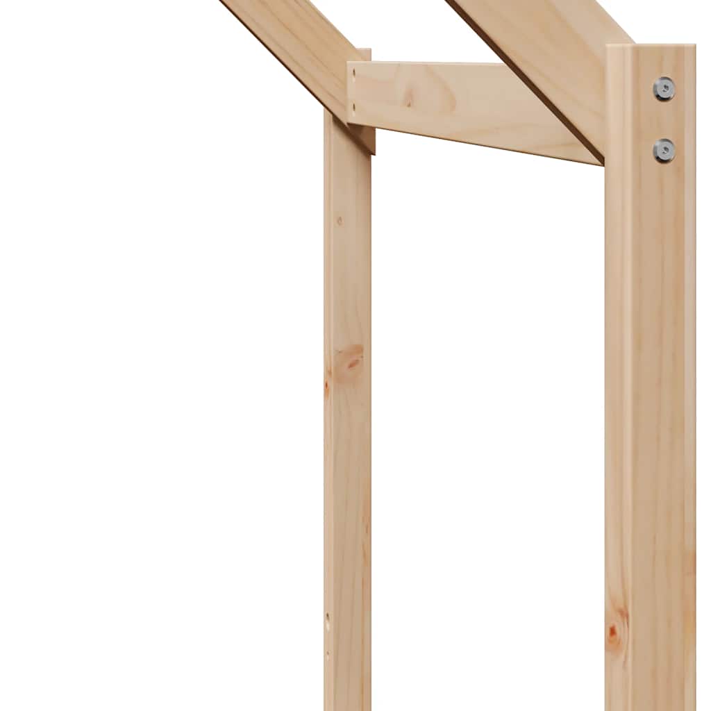 vidaXL Kinderbedhuisje 213x95,5x144,5 cm massief grenenhout
