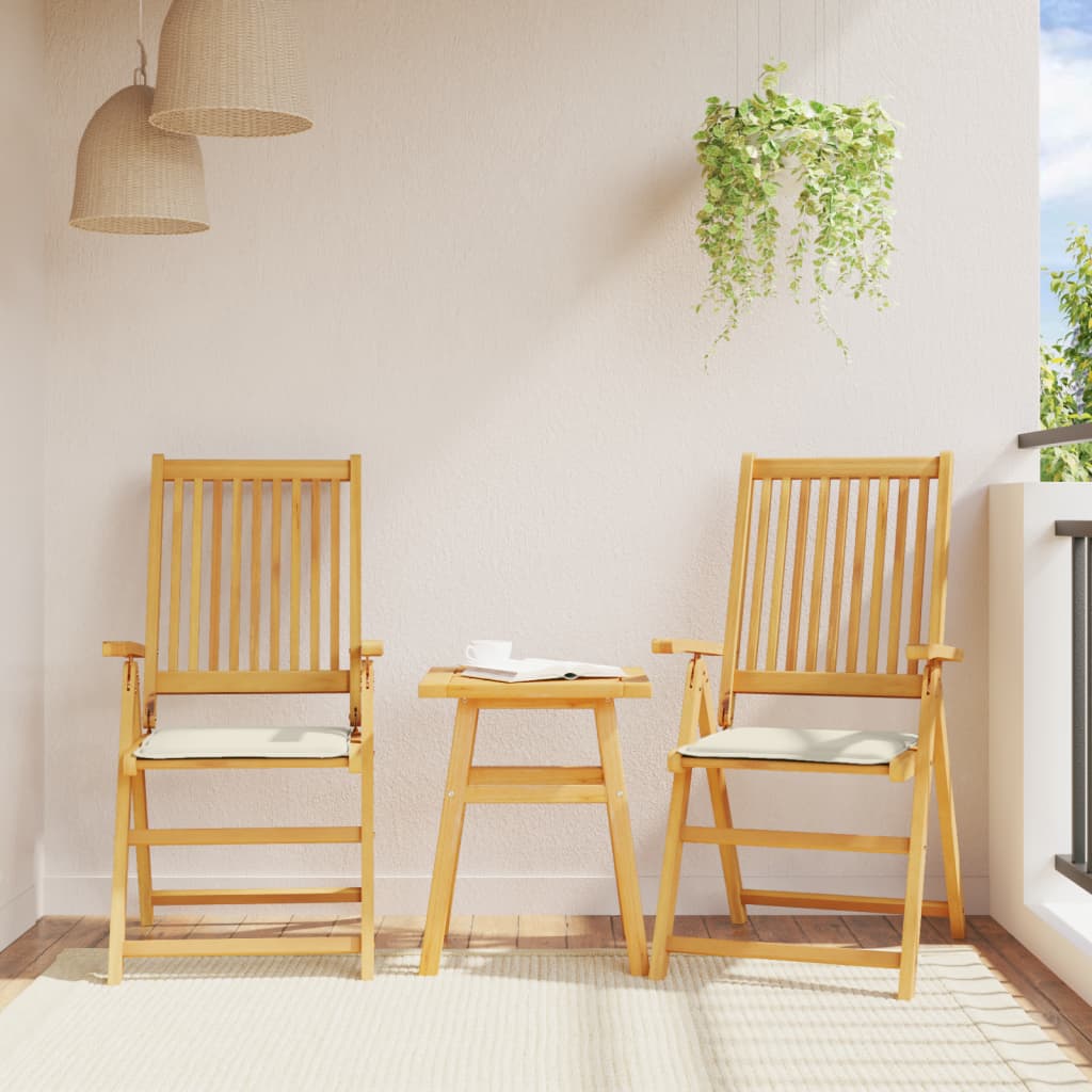 vidaXL Garden Seat Cushions 2 pcs square 45x45x2 cm taupe