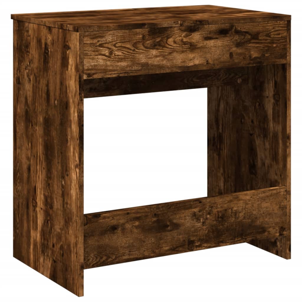 vidaXL Kaptafel met spiegel 73x46,5x120 cm wit