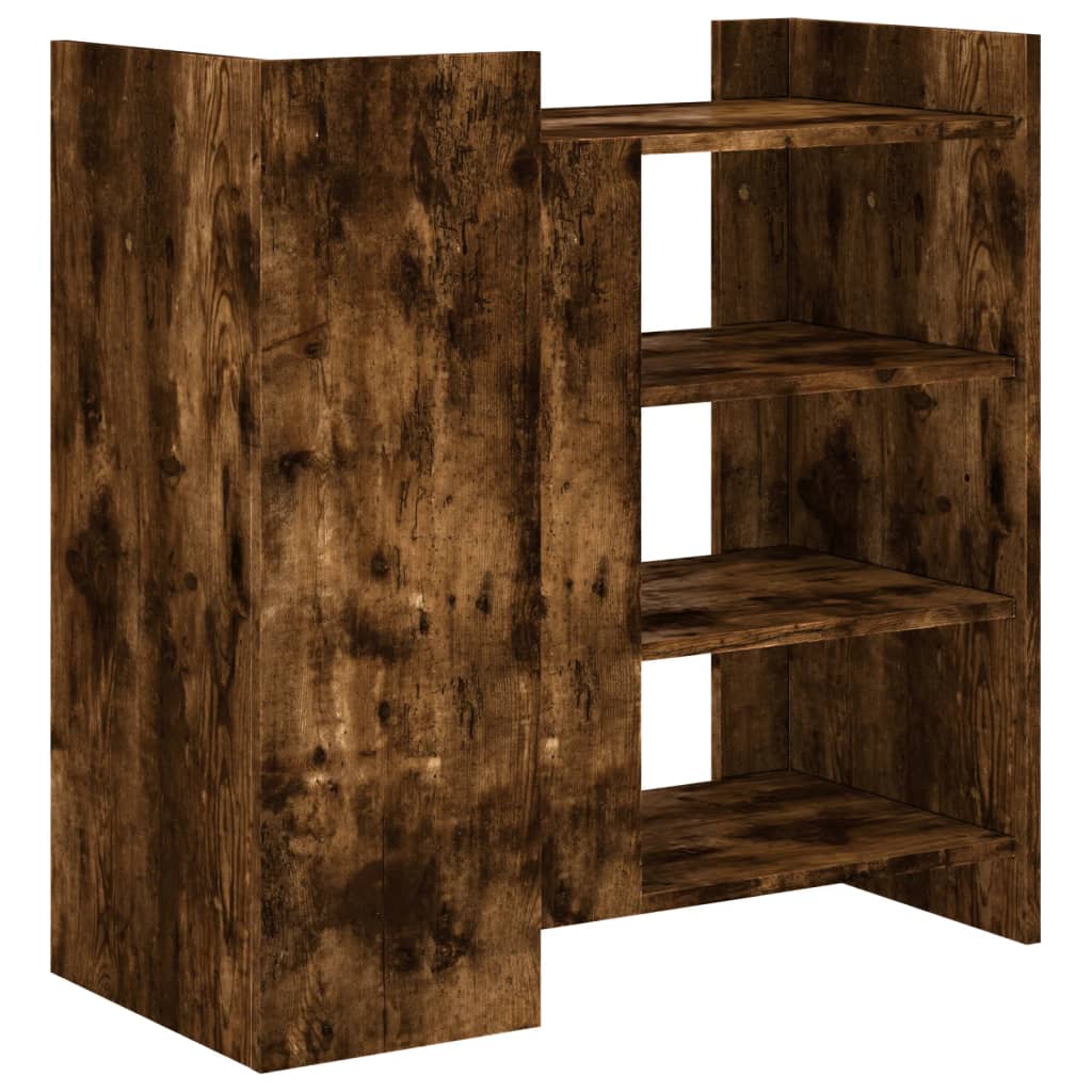 vidaXL Dressoir 73,5x35x75 cm bewerkt hout zwart