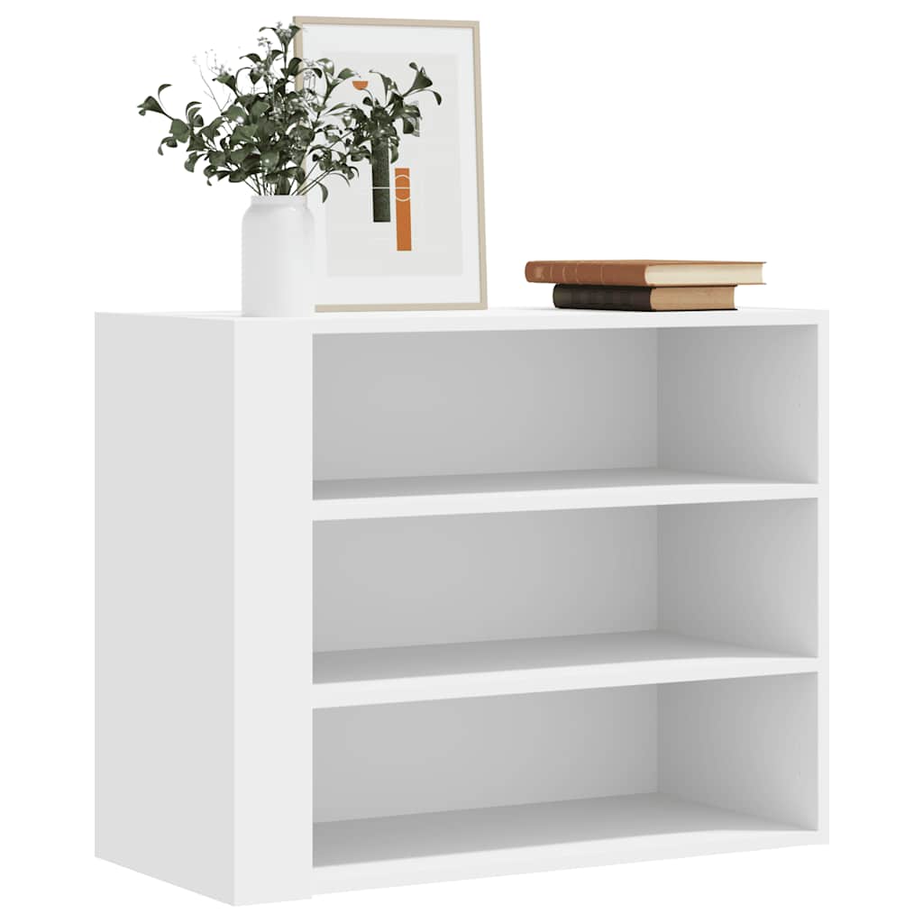 vidaXL Wall Cabinet 75x35x60 cm Engineered Wood White