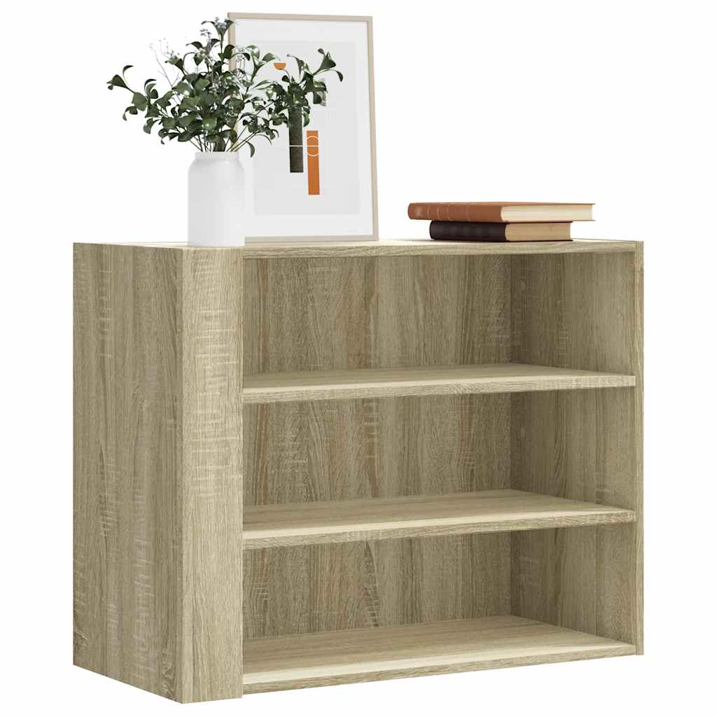 vidaXL Wall Cabinet 75x35x60 cm Engineered Wood White