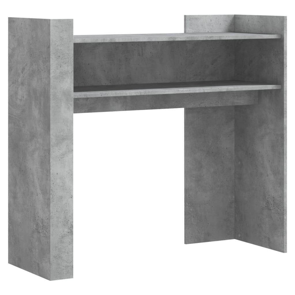 vidaXL Wandtafel 100x35x90 cm bewerkt hout wit