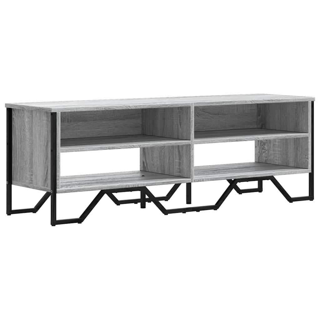vidaXL TV Cabinet 122x34x41 cm Engineered Wood Black