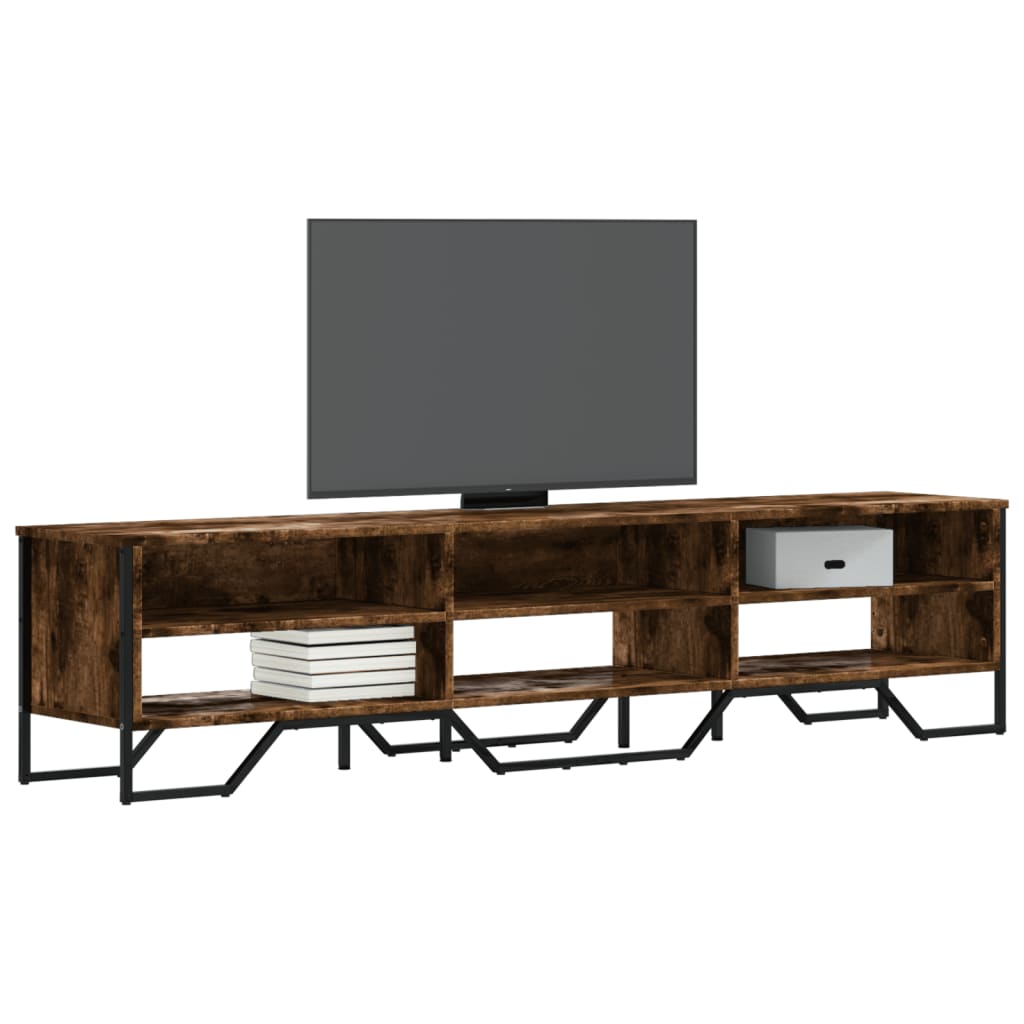 vidaXL TV Cabinet 122x34x41 cm Engineered Wood Black