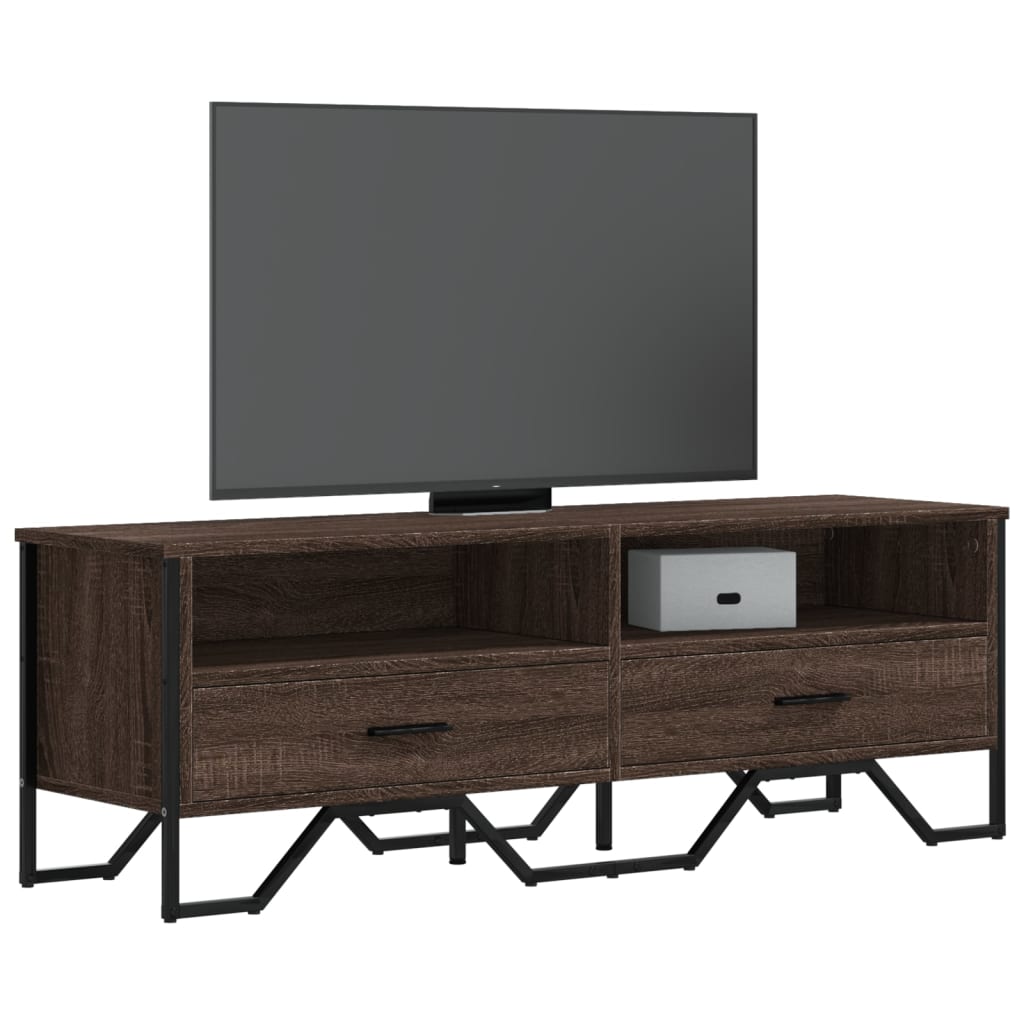 vidaXL Tv-meubel 122x34x41 cm bewerkt hout zwart