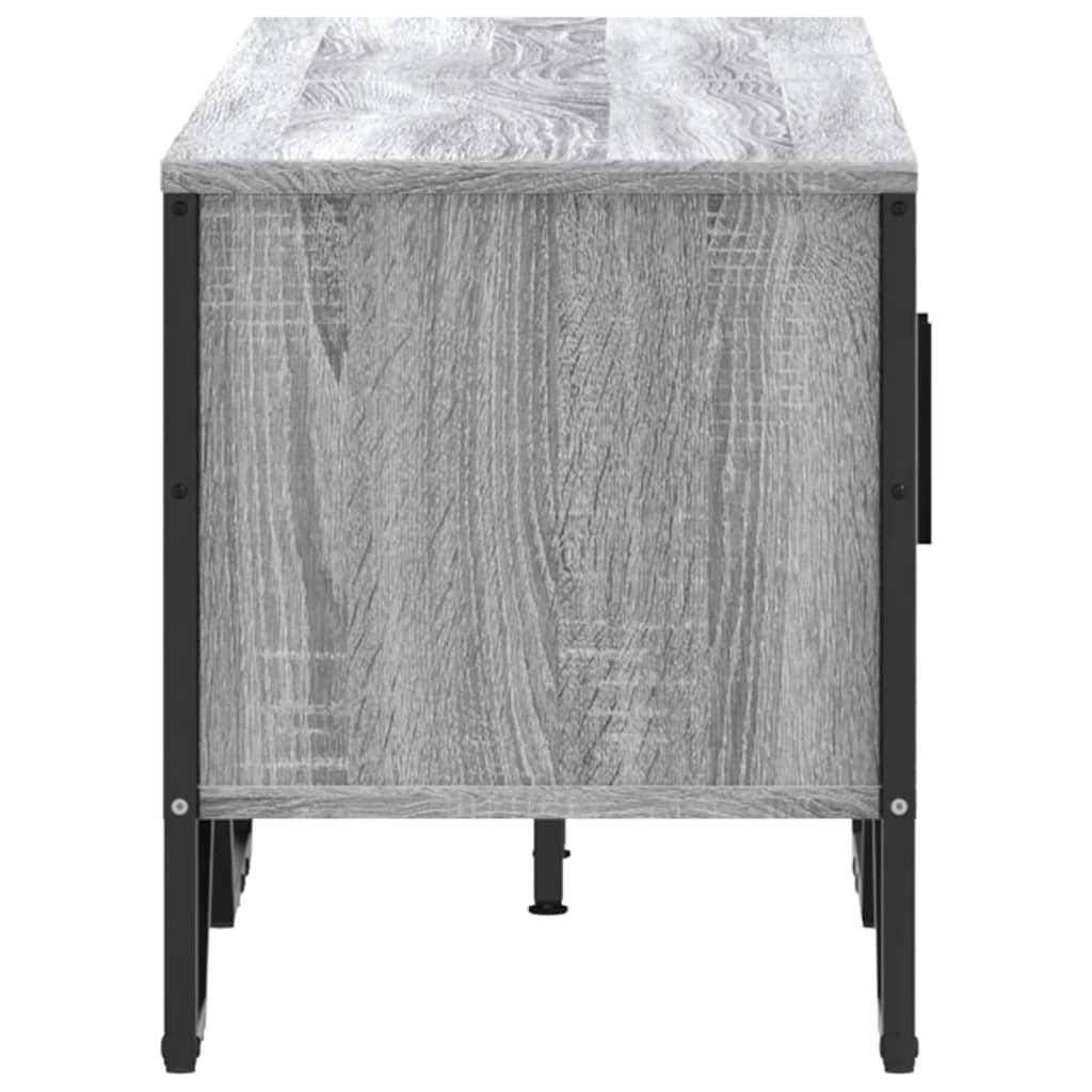 vidaXL Tv-meubel 122x34x41 cm bewerkt hout zwart