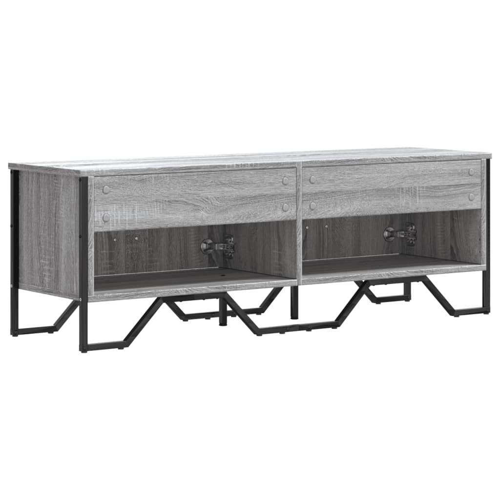 vidaXL Tv-meubel 122x34x41 cm bewerkt hout zwart