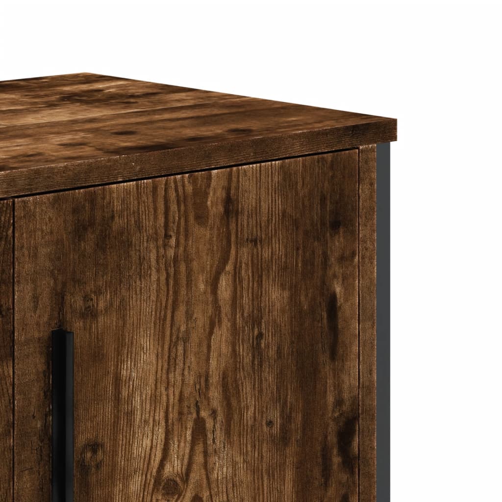 vidaXL Tv-meubel 180x34x41 cm bewerkt hout sonoma eikenkleurig