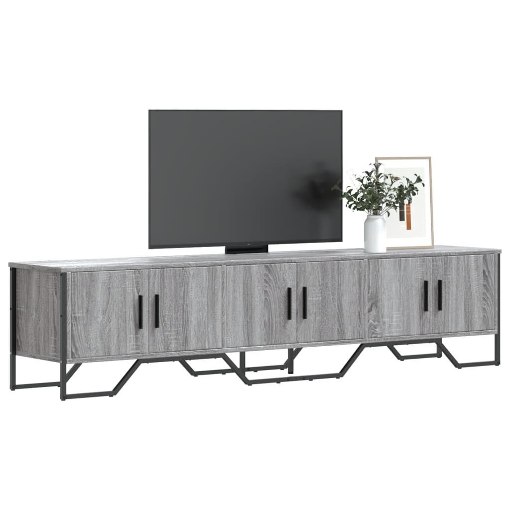 vidaXL Tv-meubel 180x34x41 cm bewerkt hout sonoma eikenkleurig