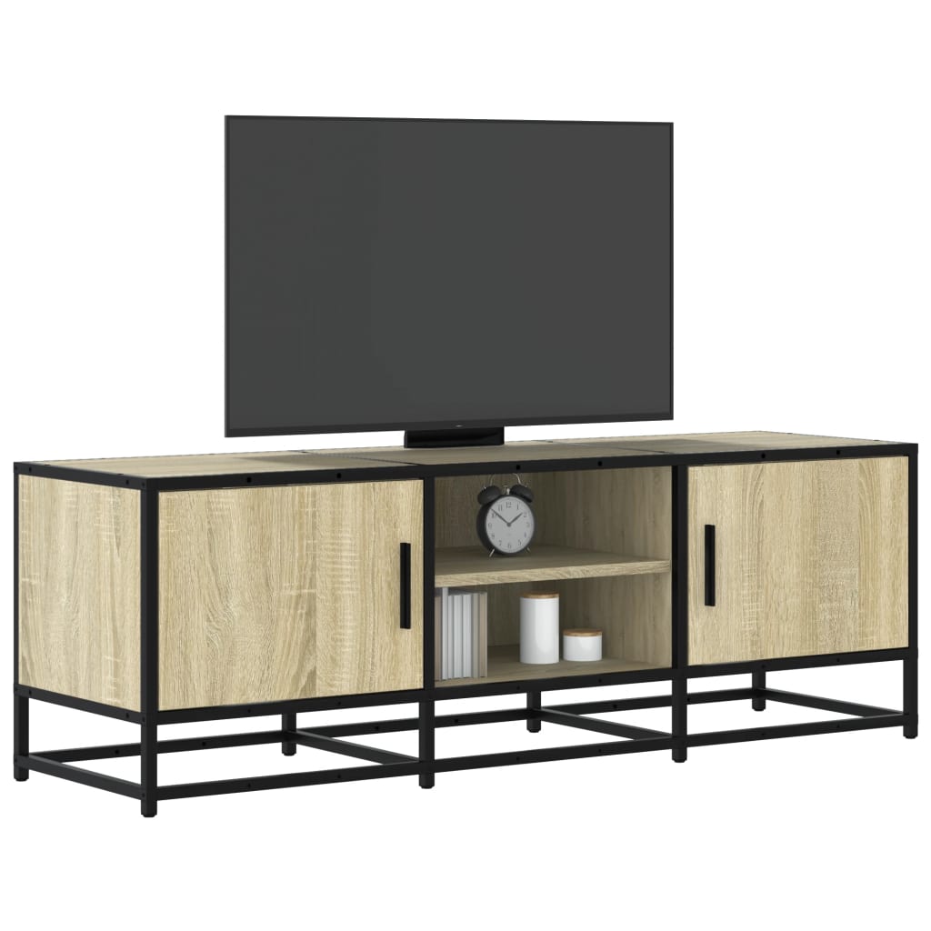 vidaXL Tv-meubel 180x35x41 cm bewerkt hout sonoma eikenkleurig