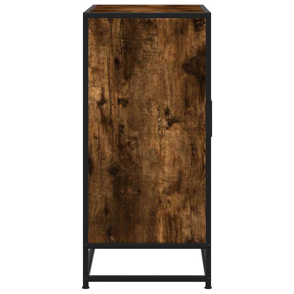 vidaXL Sideboard 68x35x76 cm engineered wood and metal Sonoma oak colour