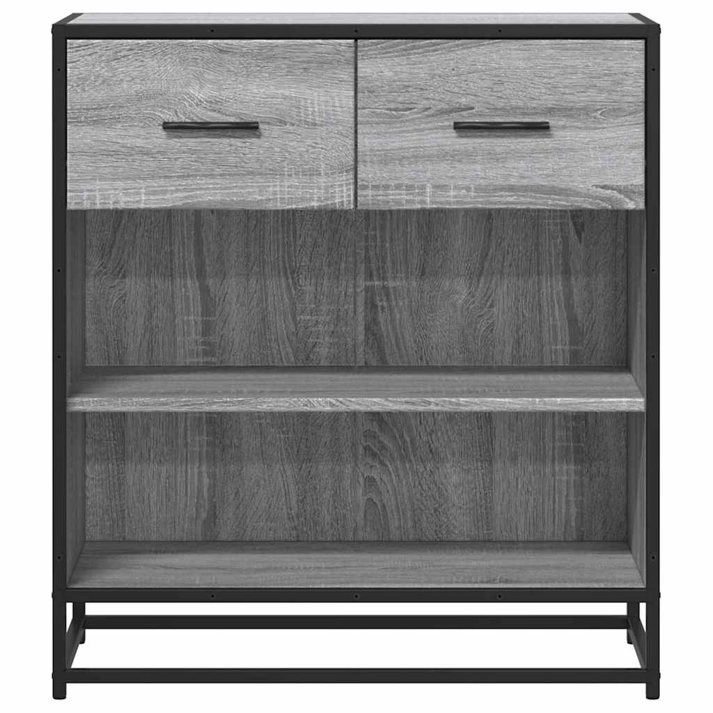 vidaXL Sideboard 68x35x76 cm engineered wood black