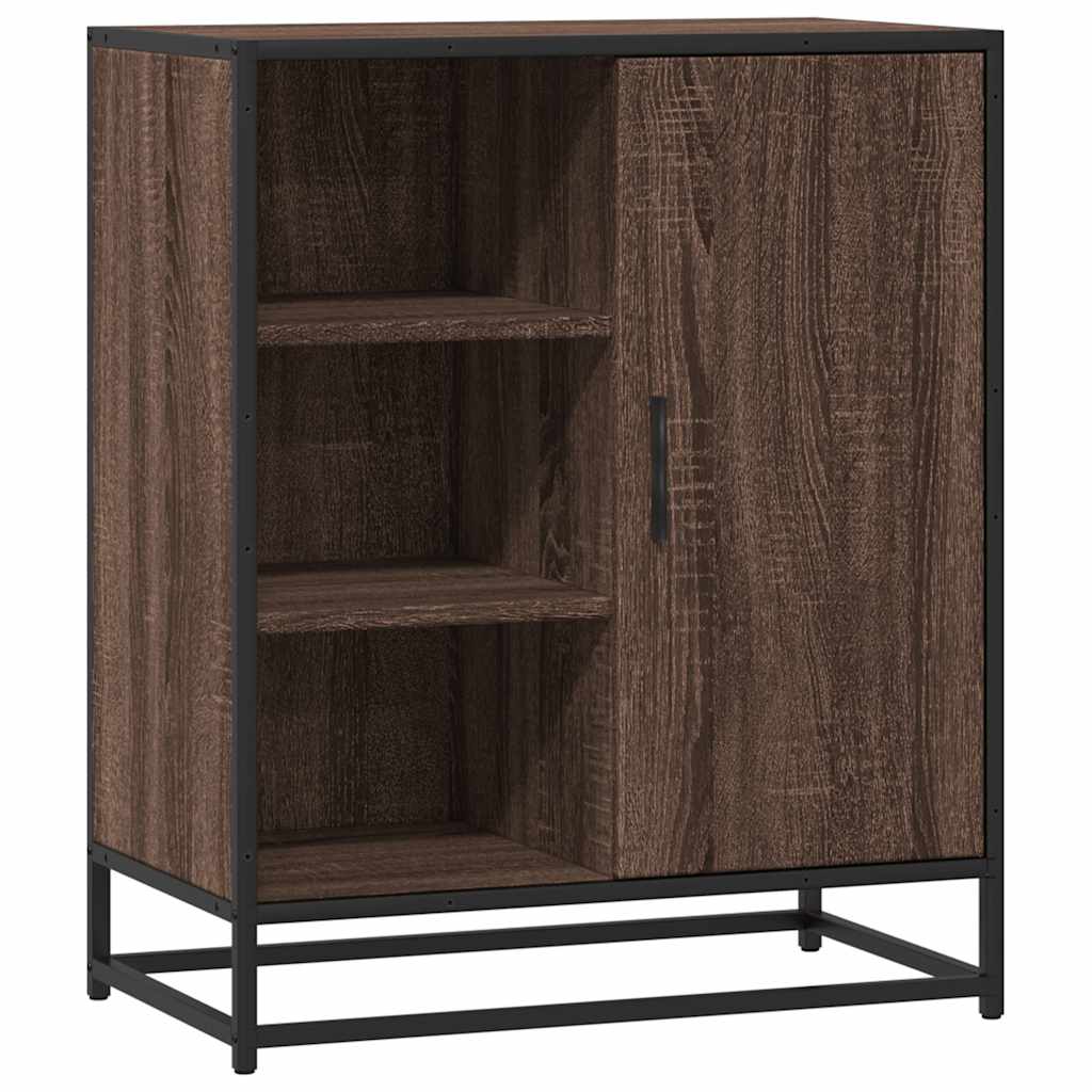 vidaXL Dressoir 62x35x76 cm bewerkt hout zwart
