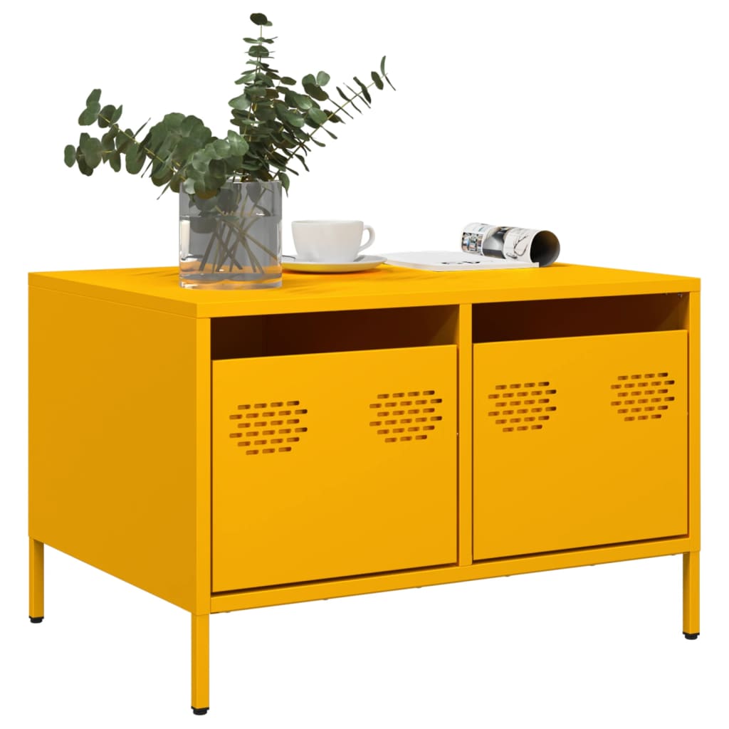 vidaXL Tv-meubel 68x50x43,5 cm koudgewalst staal zwart