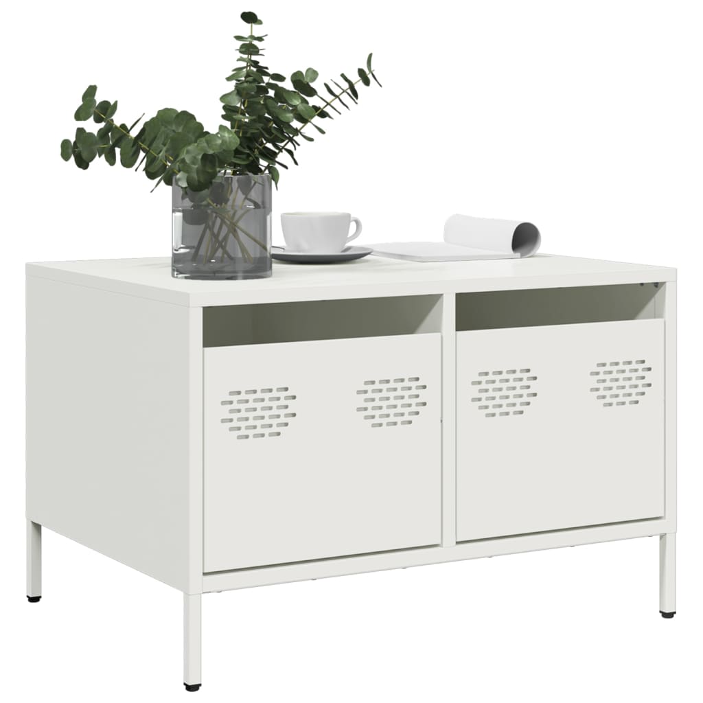 vidaXL Tv-meubel 68x50x43,5 cm koudgewalst staal zwart