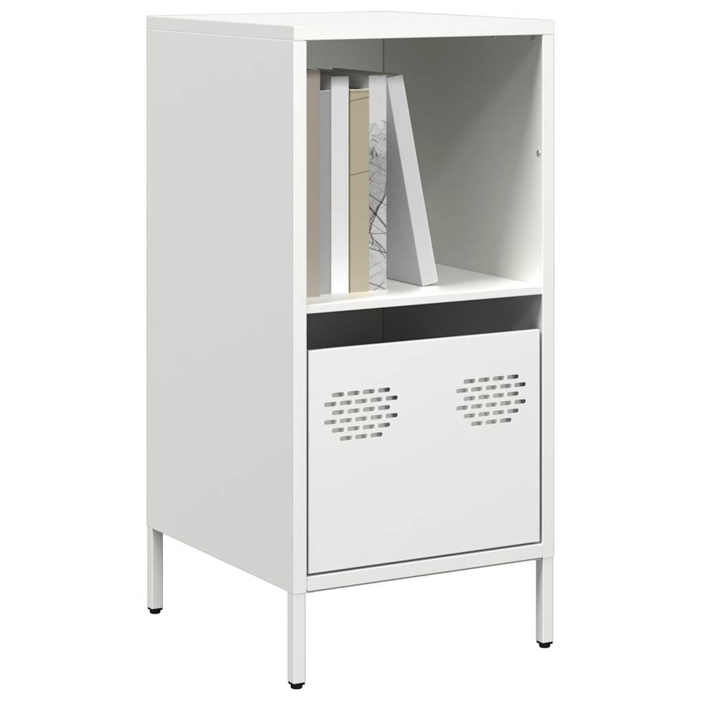vidaXL Dressoir 135x39x73,5 cm koudgewalst staal zwart