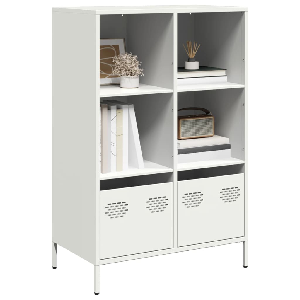 vidaXL Hoge kast 35x39x103,5 cm staal zwart