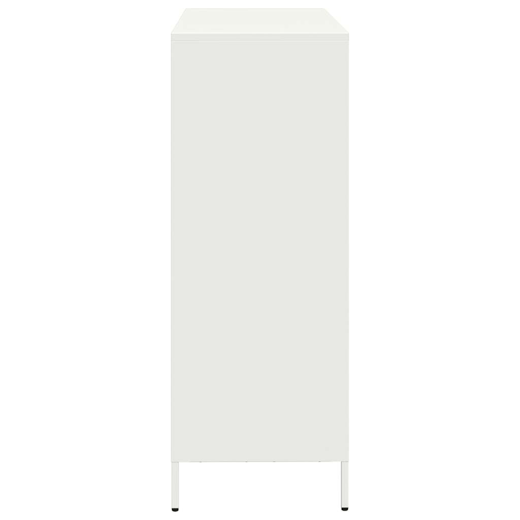 vidaXL Hoge kast 35x39x103,5 cm staal zwart