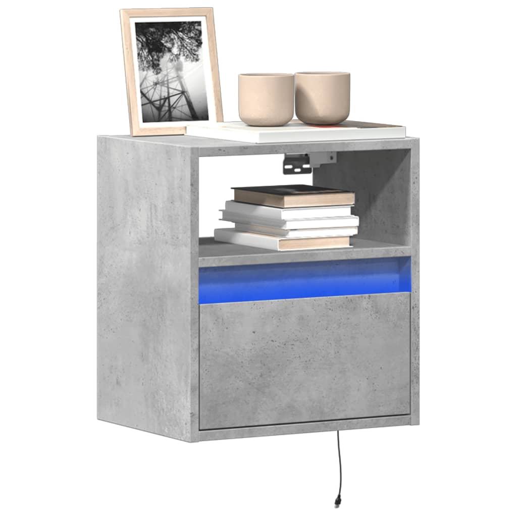 vidaXL TV Cabinet with LED Lights 180x31x45 cm White