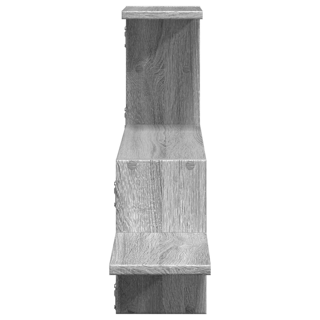 vidaXL Wandschap 104x15x49 cm bewerkt hout wit