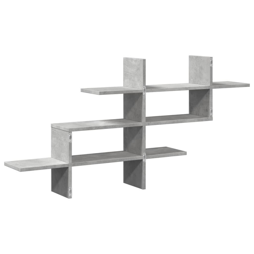 vidaXL Wandschap 124,5x18x60,5 cm bewerkt hout wit