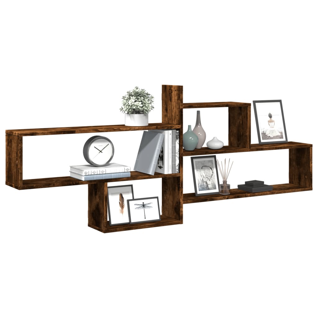vidaXL Wandschap 167,5x18x68 cm bewerkt hout wit