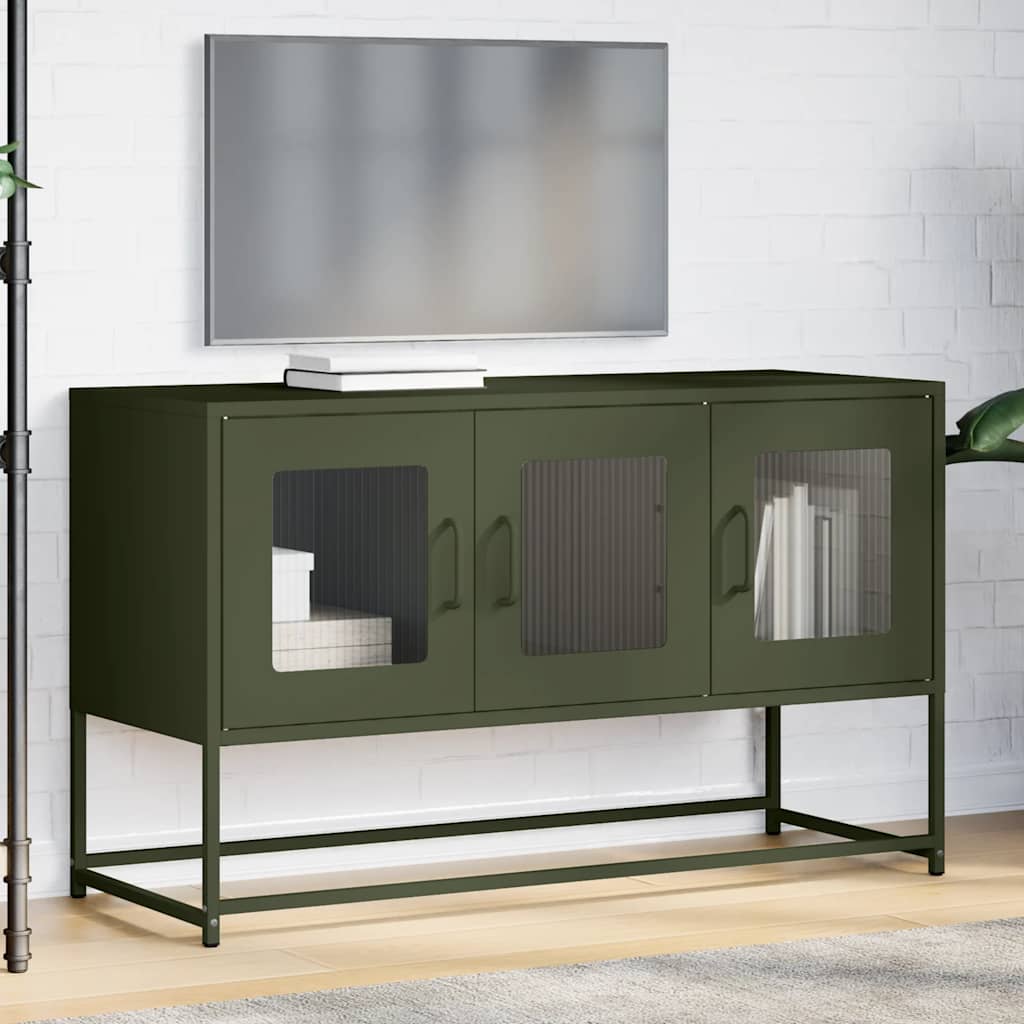 vidaXL TV Cabinet 68x39x60.5 cm Cold-Rolled Steel Black