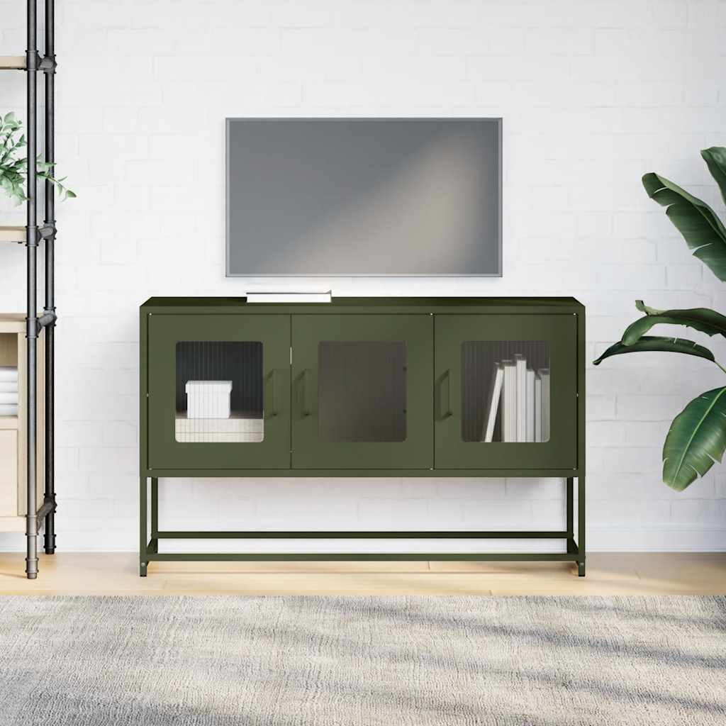 vidaXL TV Cabinet 68x39x60.5 cm Cold-Rolled Steel Black