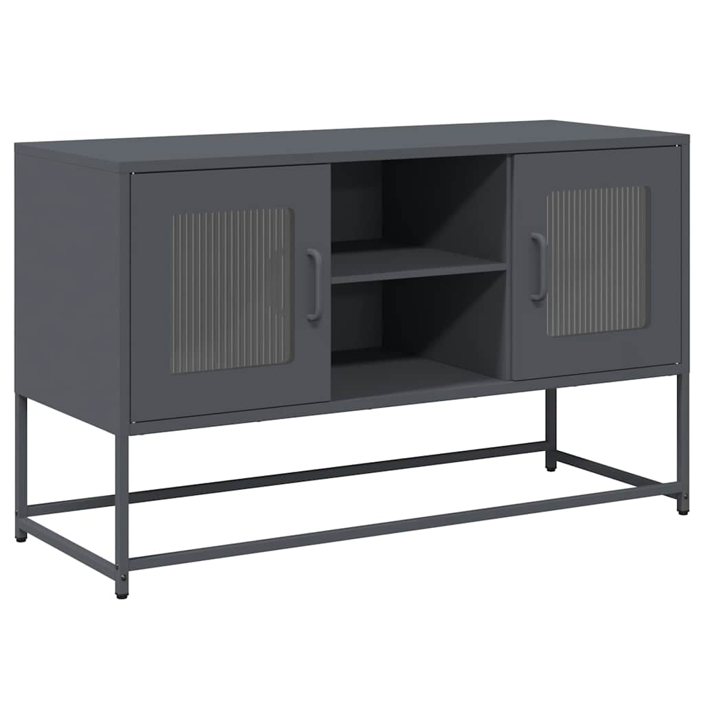 vidaXL TV cabinet 100.5x39x60.5 cm steel black