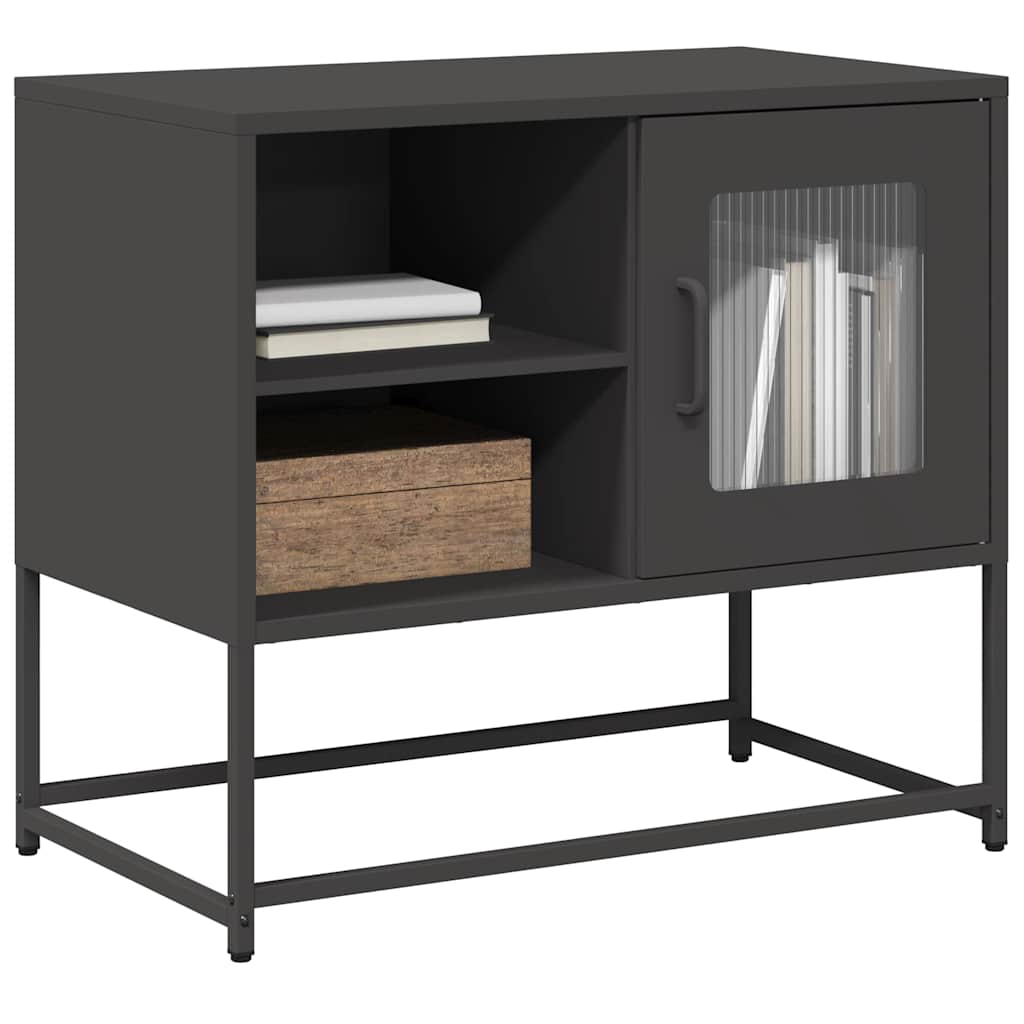 vidaXL TV cabinet 100.5x39x60.5 cm steel black