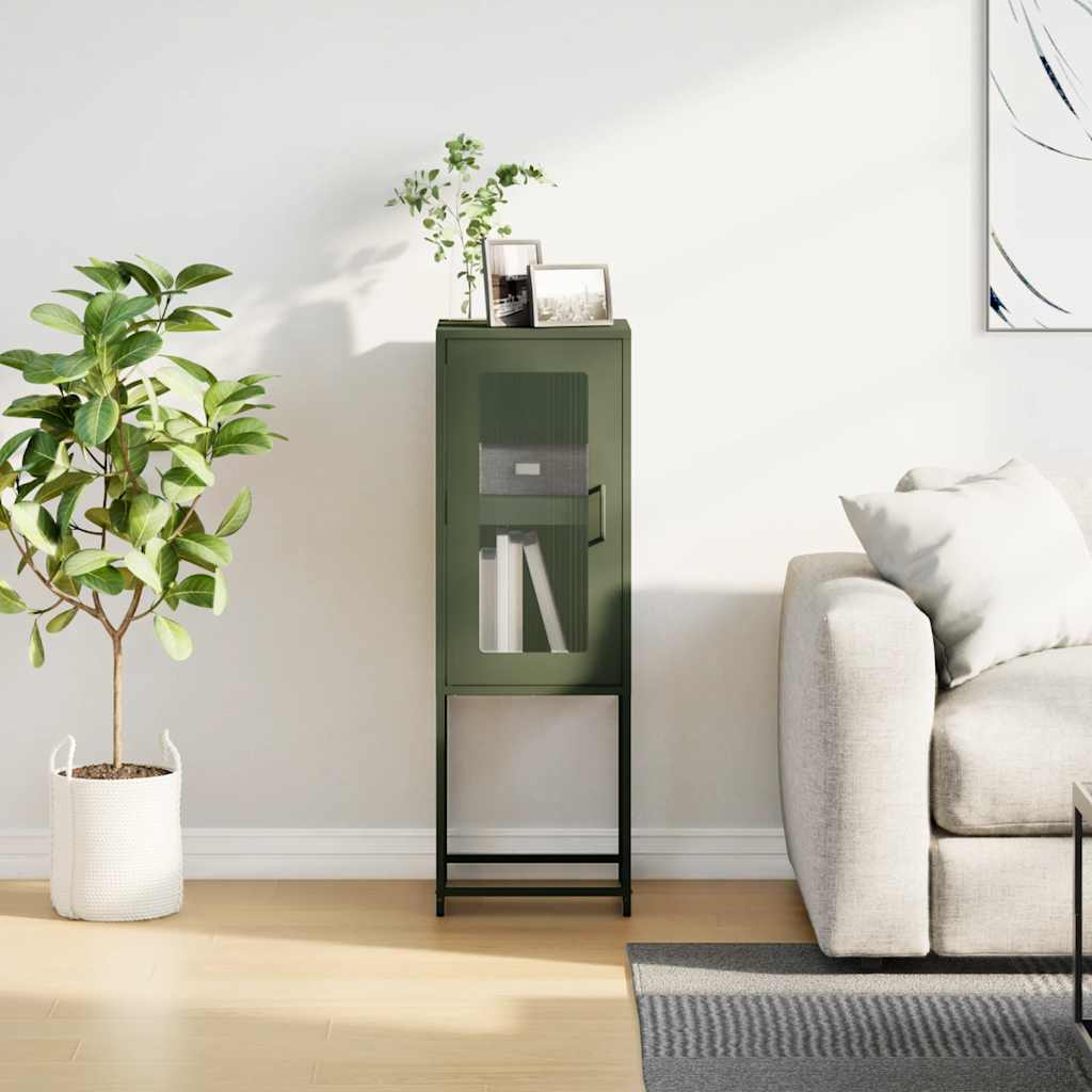 vidaXL Sideboard 36x39x107 cm cold-rolled steel black