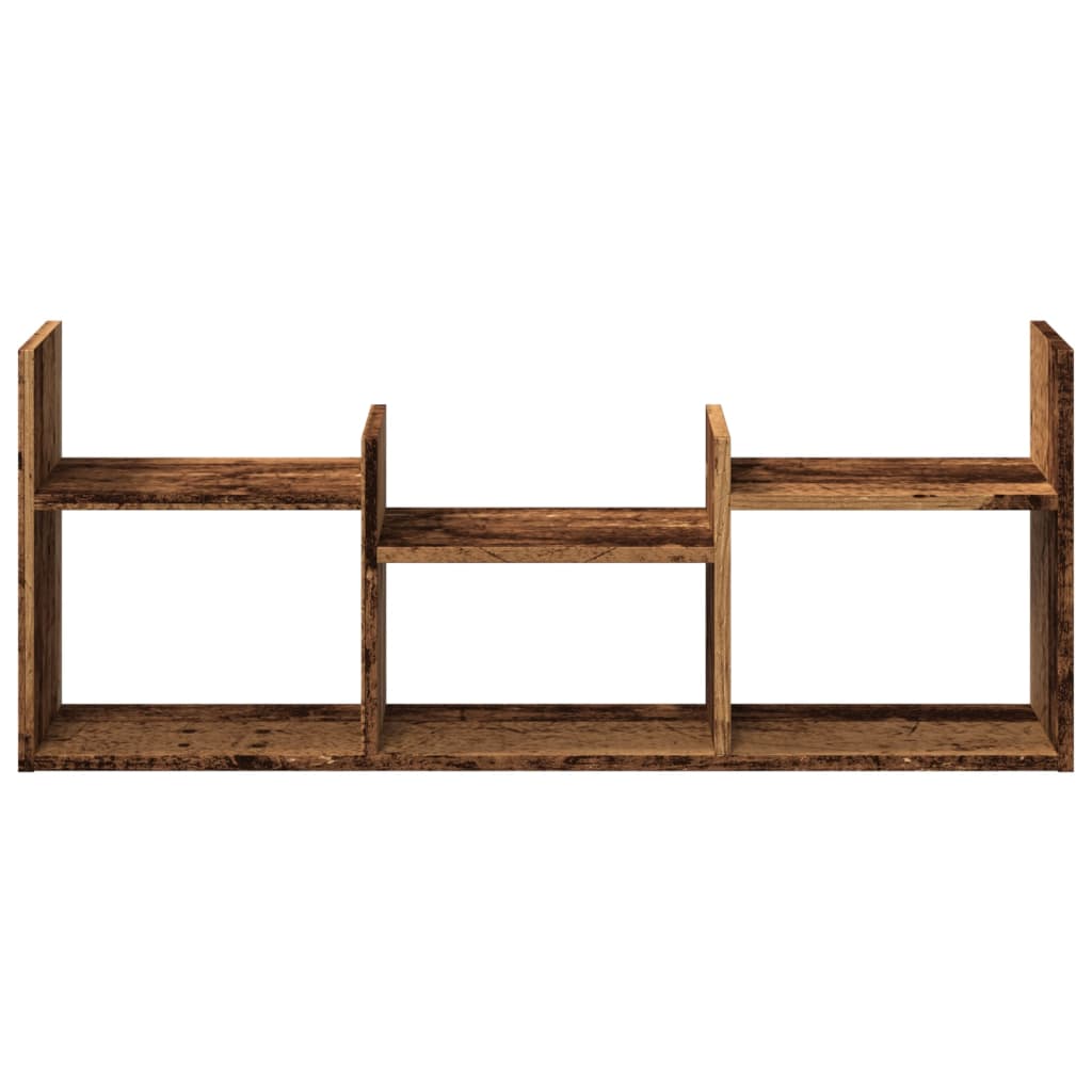 vidaXL Wall Cabinet 100x18x40 cm engineered wood black