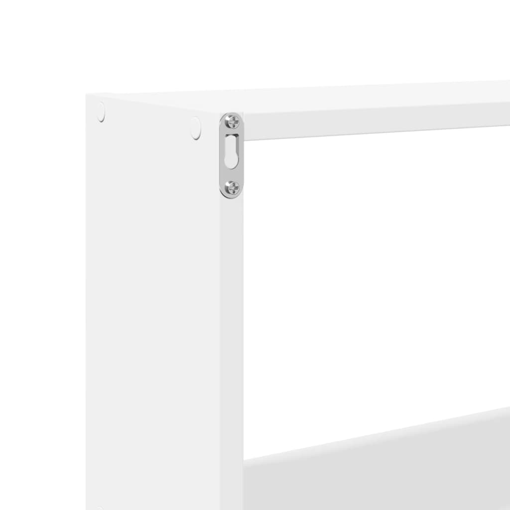 vidaXL Wall Cabinet 158x18x53 cm Engineered Wood White