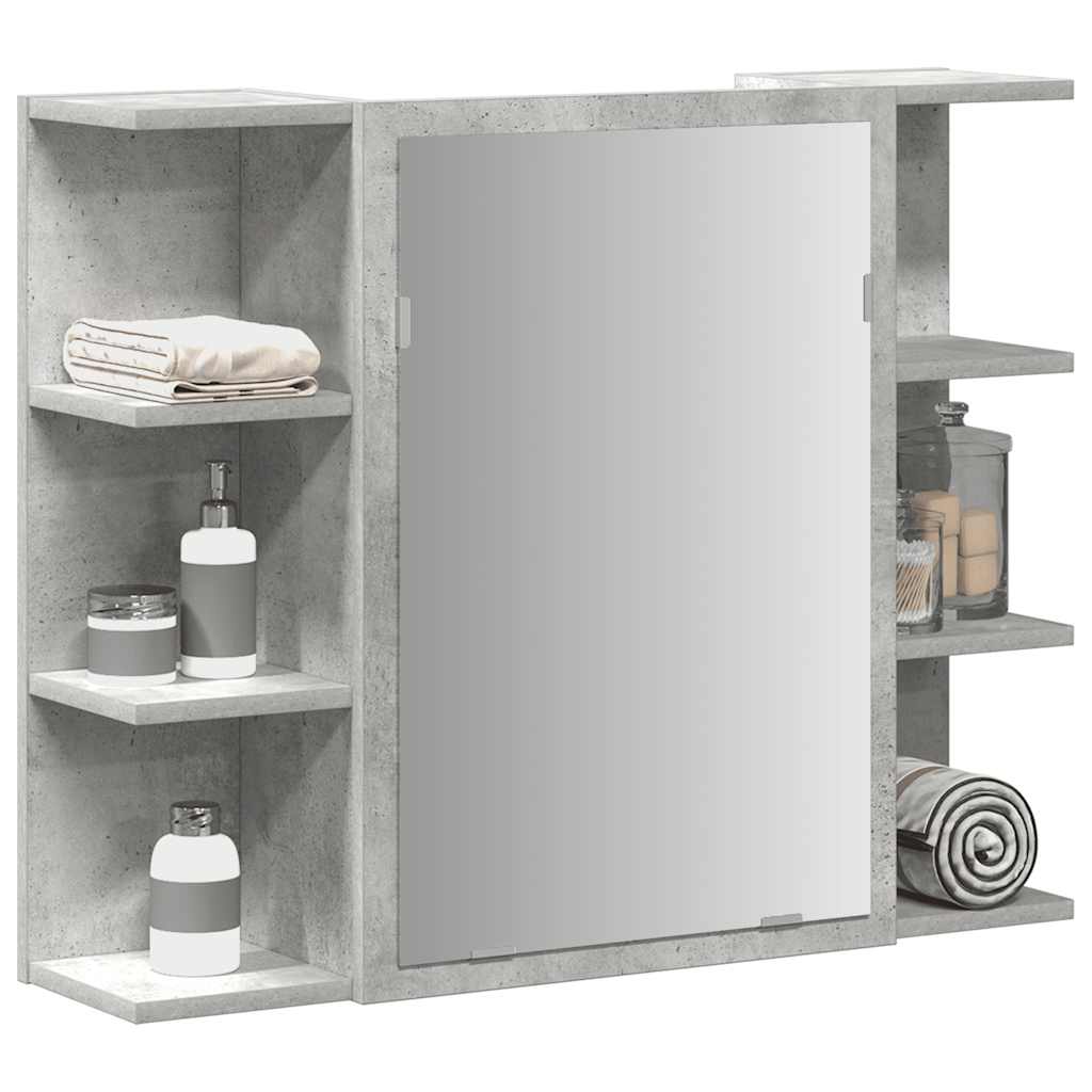 vidaXL Badkamerspiegelkast 80x20,5x64 cm bewerkt hout wit