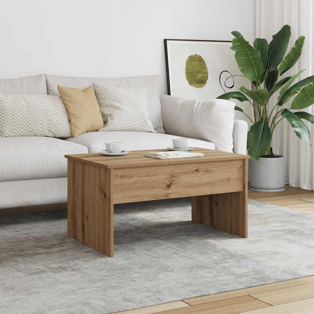 vidaXL Salontafel 102x50,5x52,5 cm bewerkt hout wit