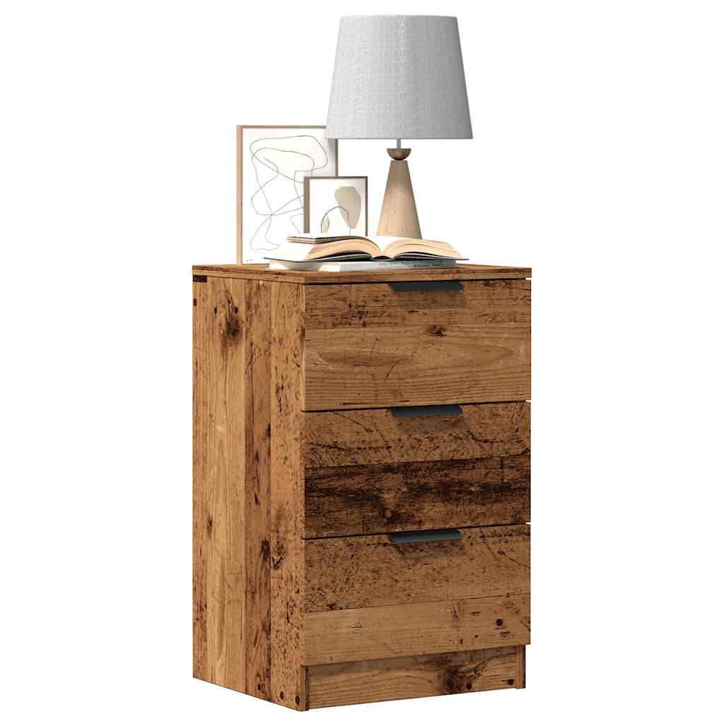 vidaXL Nachtkastje 40x36x65 cm wit