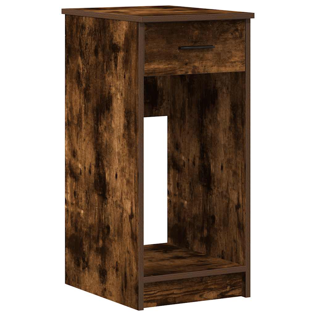 vidaXL Computertorenstandaard met lade 35x45x77 cm wit