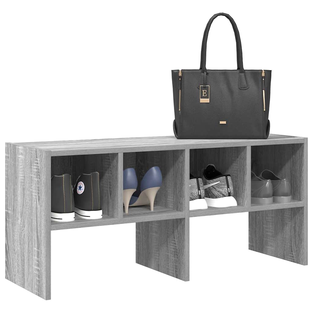 vidaXL Schoenenrek stapelbaar 89,5x30x40 cm wit
